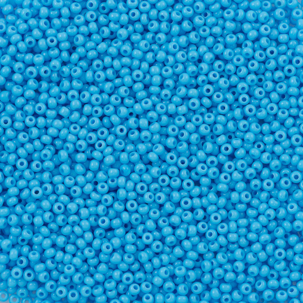 Preciosa - Dizi Sand Beads - 11/0 - 63020 - Opaque Light Blue