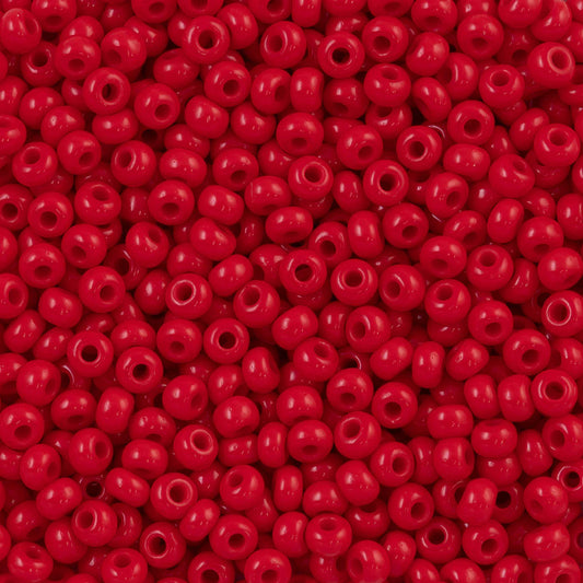 Preciosa - Dizi Sand Beads - 11/0 - 93190 - Opaque Red