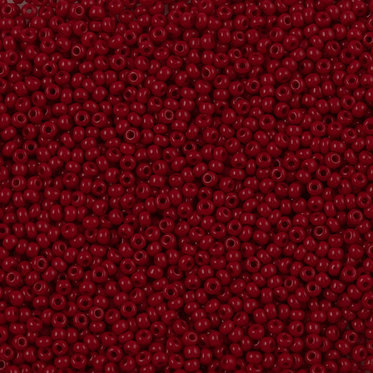 Preciosa - Dizi Sand Beads - 11/0 - 93210 - Opaque Dark Red