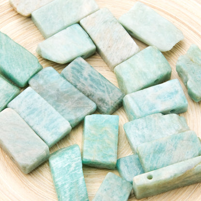 Amazonite Rectangular Cut Natural Stone