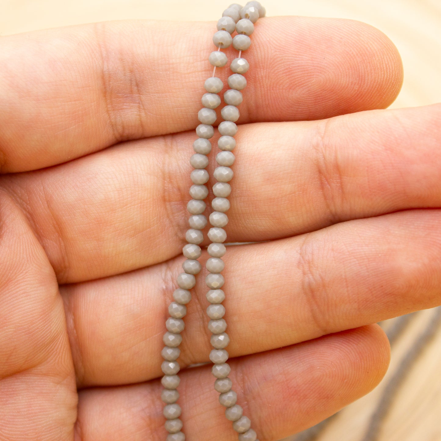 Crystal Bead 2mm - Anthracite