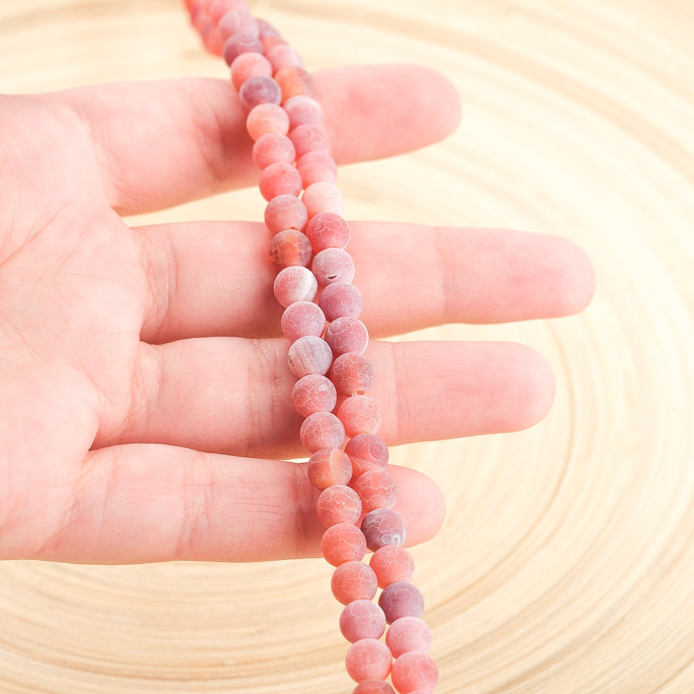 Pink Agate Natural Stone