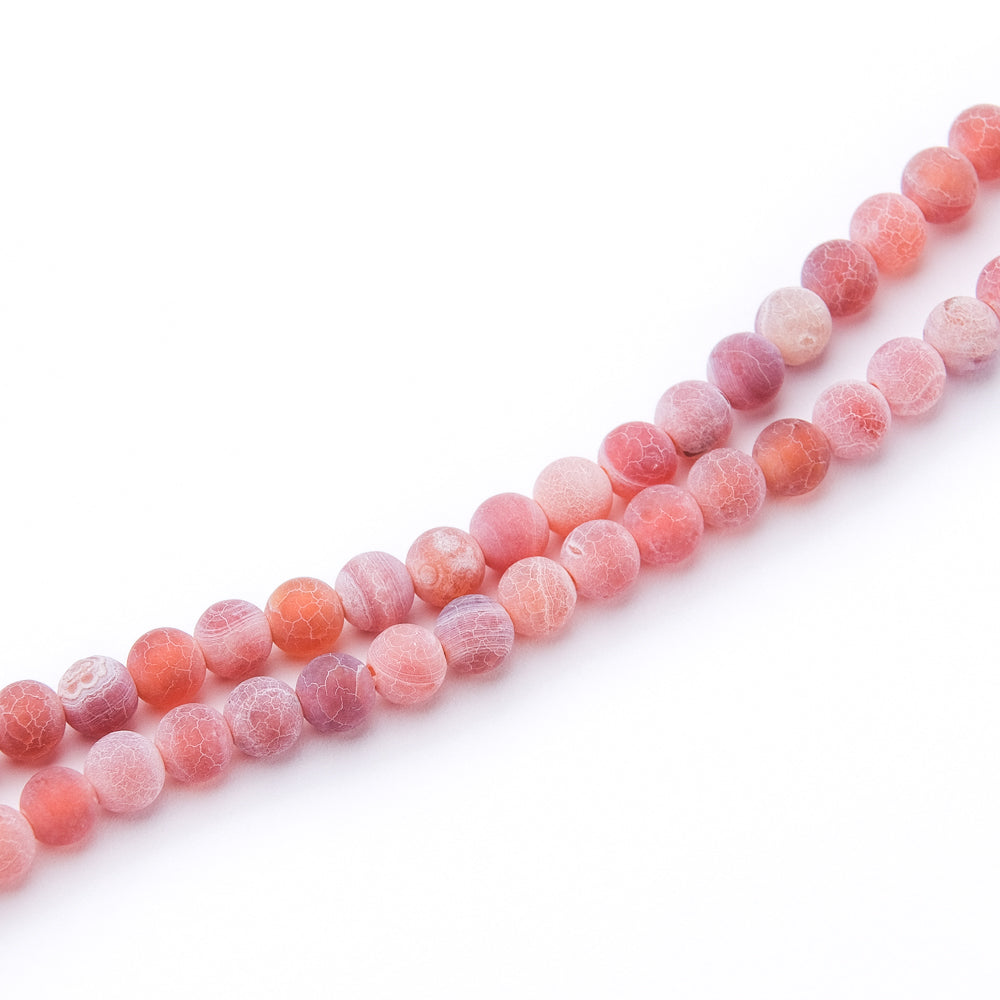 Pink Agate Natural Stone