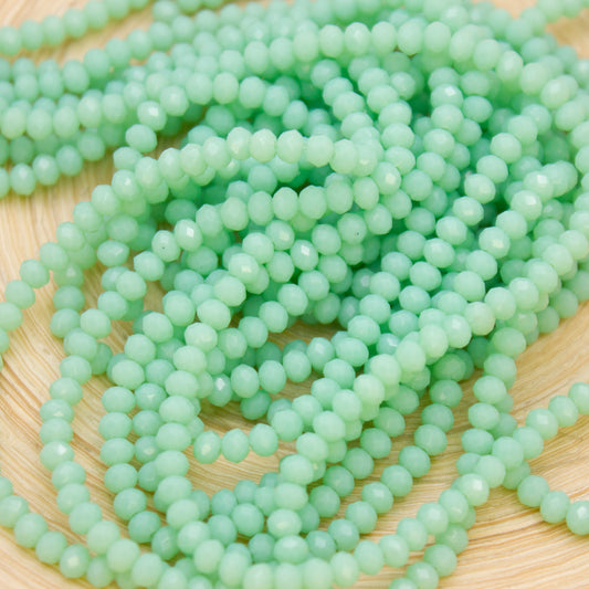 Crystal Bead 3mm - Mint Green