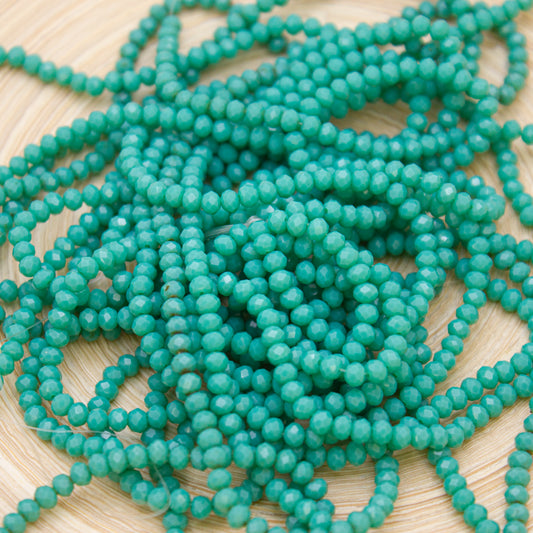 Crystal Beads 3mm - Pale Green