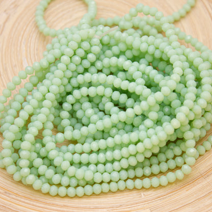 Crystal Beads 3mm - Water Green