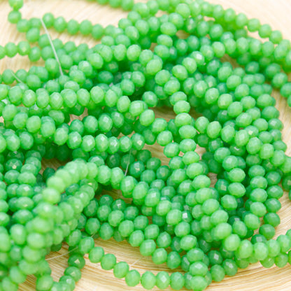 Crystal Beads 3mm - Green