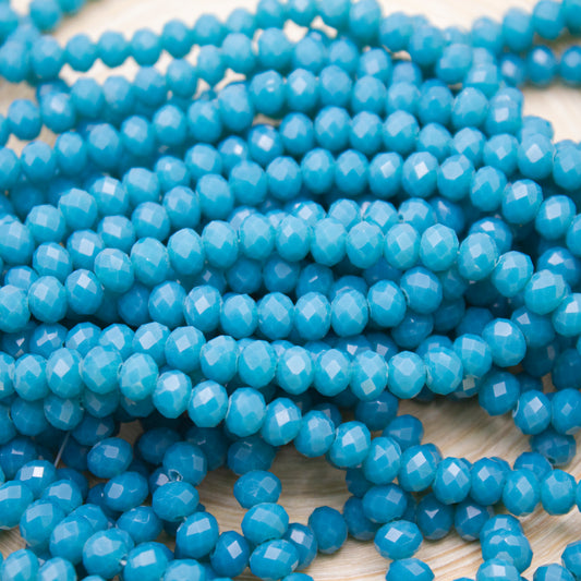 Crystal Beads 6mm - Dark Blue