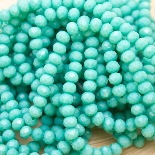 Crystal Beads 6mm - Aquamarine