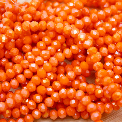 Crystal Bead 6 mm - Orange