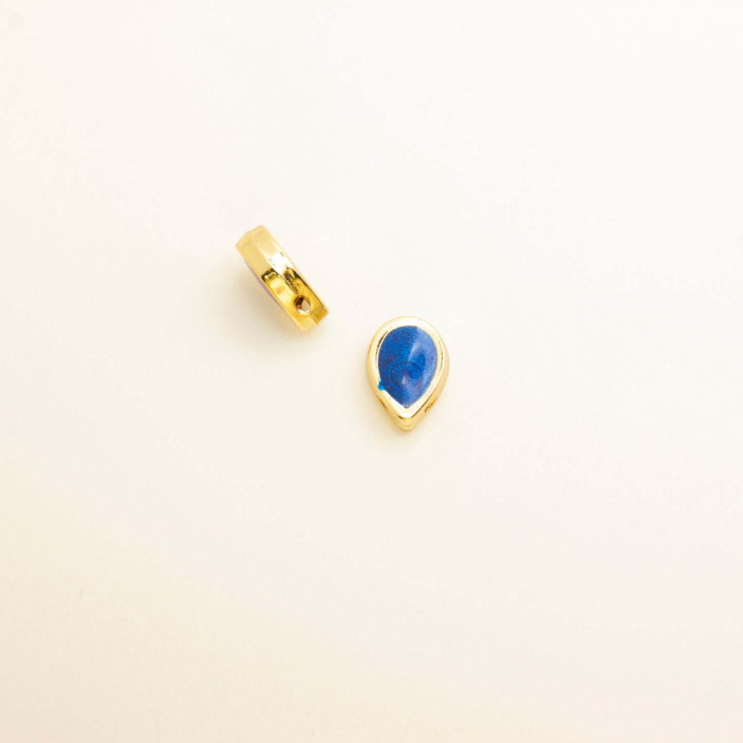 Enameled Drop Beads